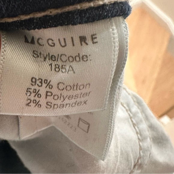 MCGUIRE DENIM | Two Tone | Raw Hem | Crop | Cropped Jeans | 27 | Style 185A - Picture 7 of 7